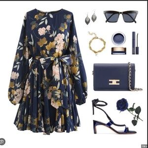 New Aakaa brand  floral mini dress